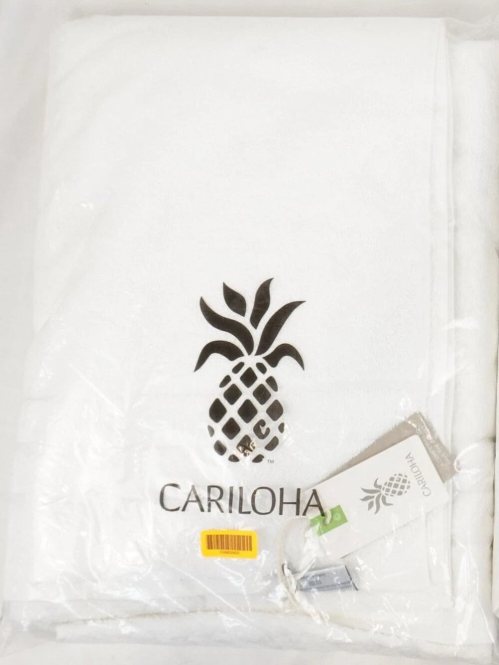 Cariloha Bath Sheet in White Spa Lounge Wellness Self-Care Relaxation Bathing